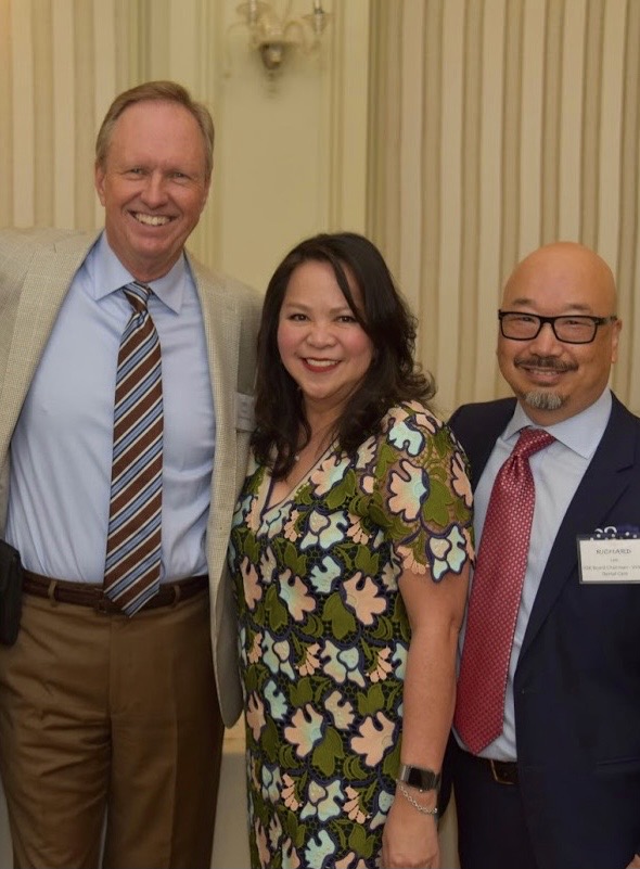 Healthy Smiles Board members Jeff Flocken, Ria Berger, and Richard Lee
